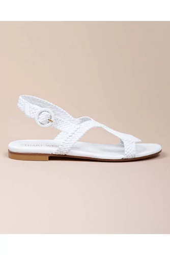 Achat Teodora - Natural plaited leather sandals - Jacques-loup