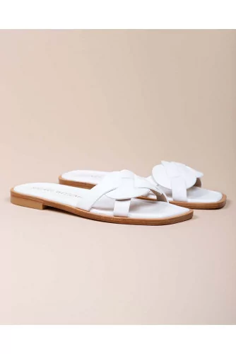 Achat Sierra - Nappa flat mules plaited strap 10 - Jacques-loup