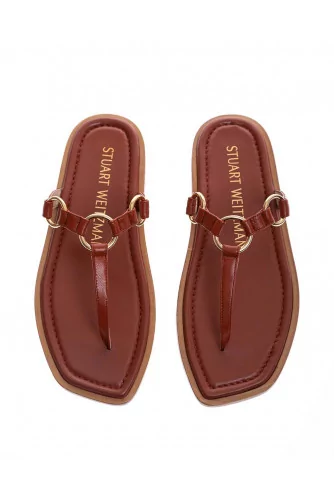 Lalita - Flat toe-thong sandals nappa 10