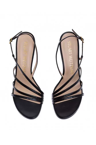 Melodie - Nappa leather sandals with asymmetrical straps 75