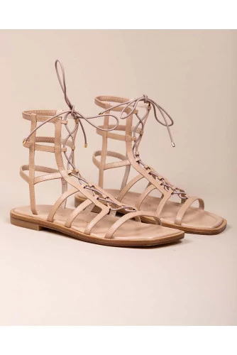 Achat Kora - Nappa leather gladiator style sandals 10 - Jacques-loup