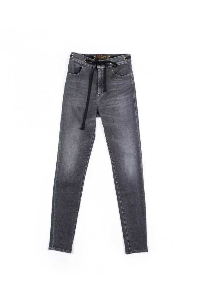 Jean The Seafarer Yuki slim noir délavé 24 noir