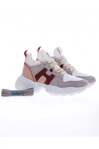 Interaction - Split leather and leather sneakers 60
