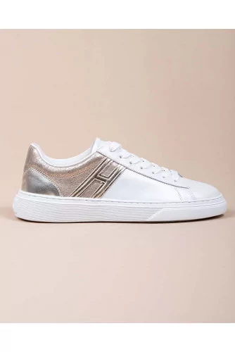 Achat Cassetta - Leather two-toned sneakers 30 - Jacques-loup