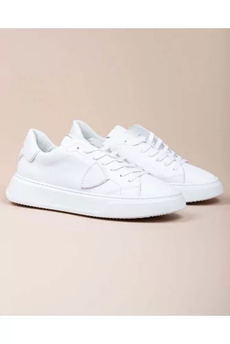 Achat Temple - Leather tone/tone sneakers - Jacques-loup