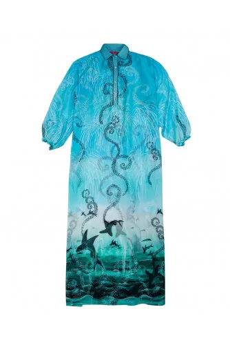 Robe For Restless Sleepers Turquoise-vert