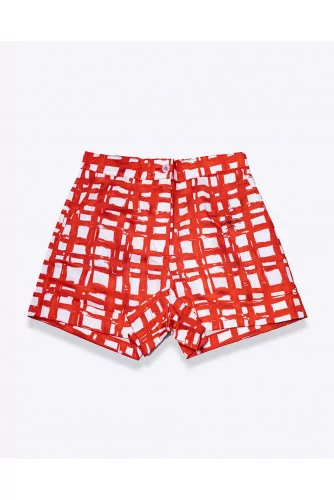 Cotton high waist shorts