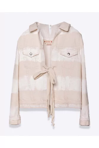 Achat Short denim jacket with double collar - Jacques-loup
