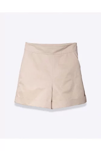 Achat Linen and cotton high waisted short - Jacques-loup