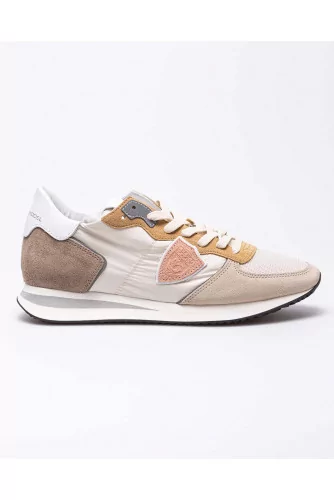 Tropez X - Split leather and nylon sneakers 30