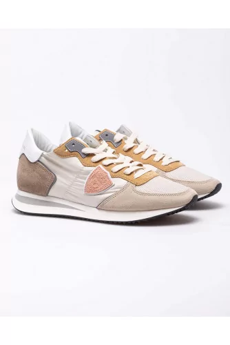 Tropez X - Split leather and nylon sneakers 30