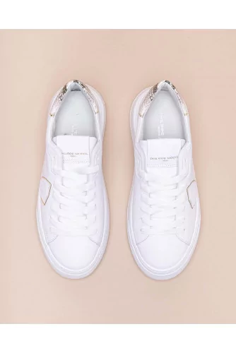 Tennis Phlippe Model "Temple" blanc-or