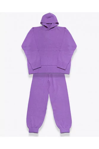 Wool and cachemire jogging suit