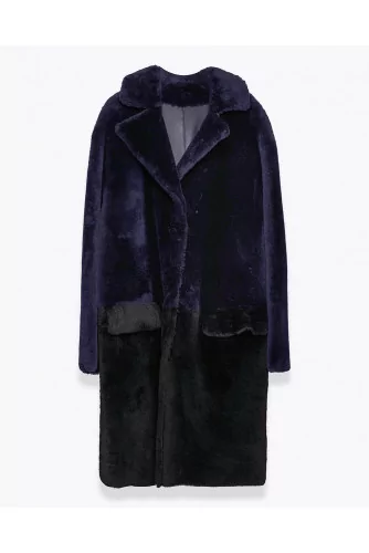 Reversible bicolor coat LS