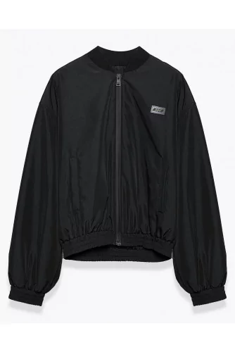 Bomber en nylon avec imprimé ML