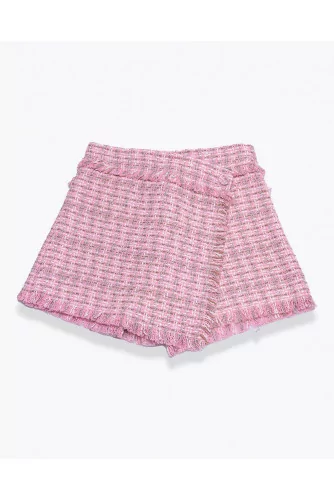 Tweed small shorts/skirt