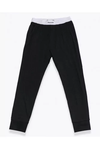 Pantalon de jogging en coton et élasthanne