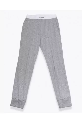 Pantalon de jogging en coton et élasthanne