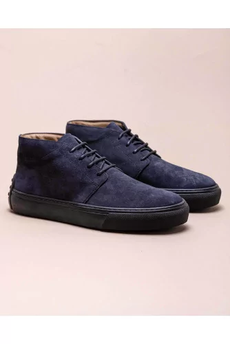 Polako Cassetta Casual - Bottines en croûte de cuir à lacets