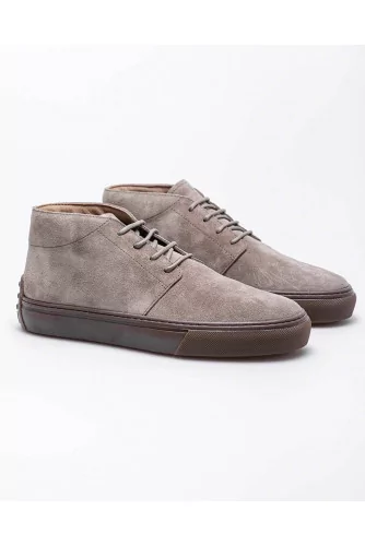 Polako Cassetta Casual - Bottines en croûte de cuir à lacets