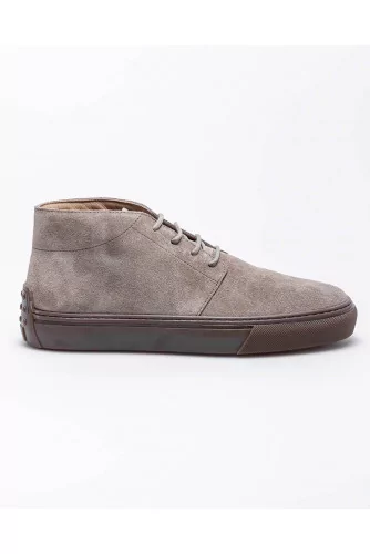 Polako Cassetta Casual - Split leather boots with laces