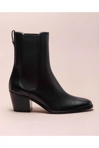 Beattle Western - Bottines en cuir rock 55