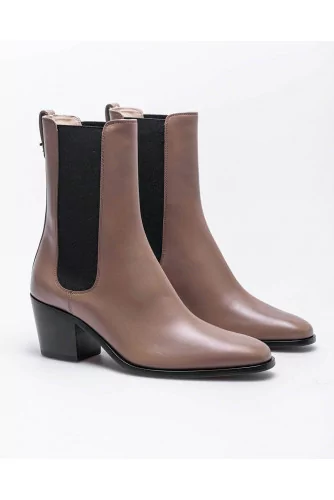 Beattle Western - Bottines en cuir rock 55