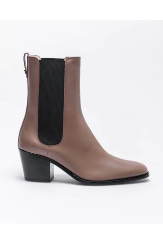 Beattle Western - Bottines en cuir rock 55