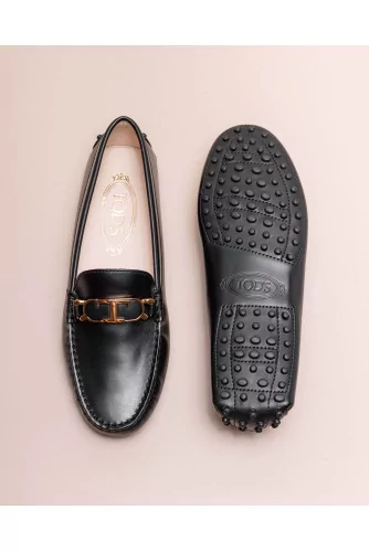 Gommini - Shiny leather moccasins with bit