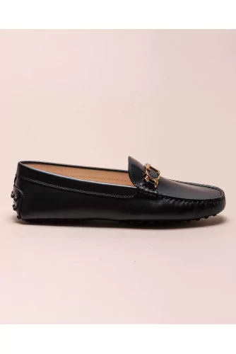 Gommini - Shiny leather moccasins with bit