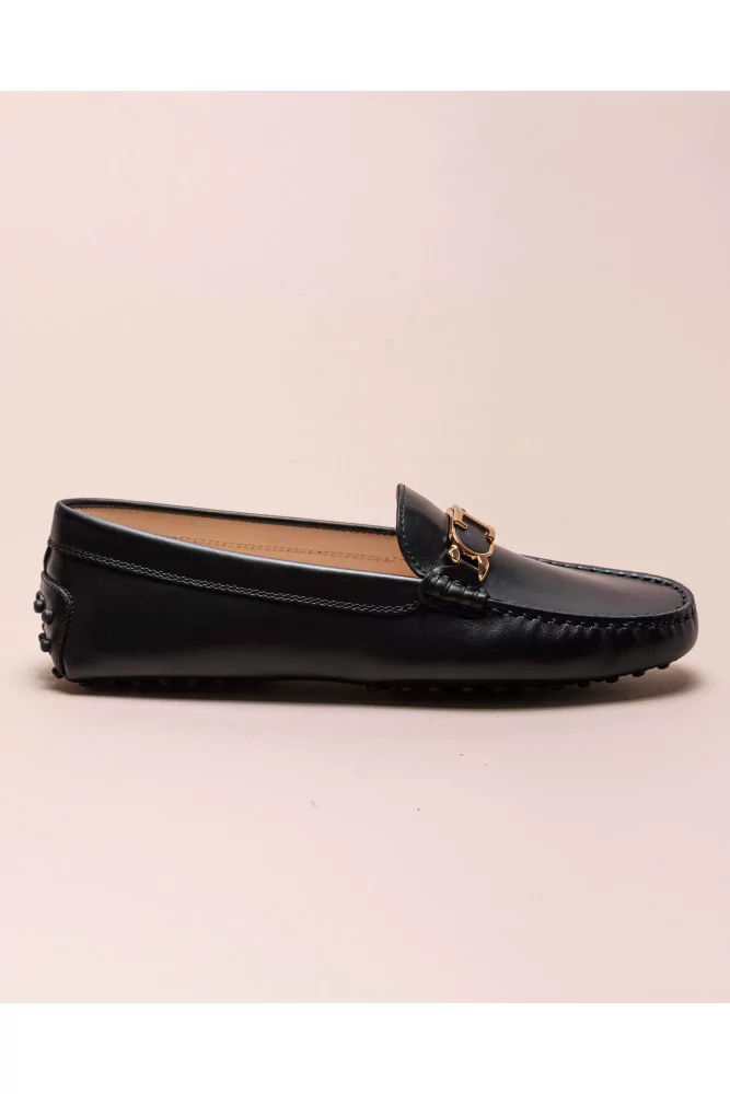 Gommini - Mocassins en cuir brillant avec mors