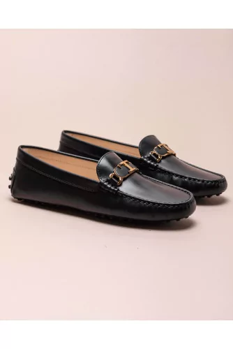 Gommini - Shiny leather moccasins with bit