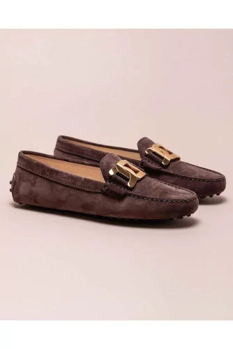 Achat Gommini - Split leather moccasins with metallic bit - Jacques-loup