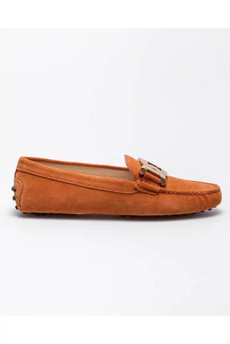Achat Gommini - Split leather moccasins with metallic bit - Jacques-loup