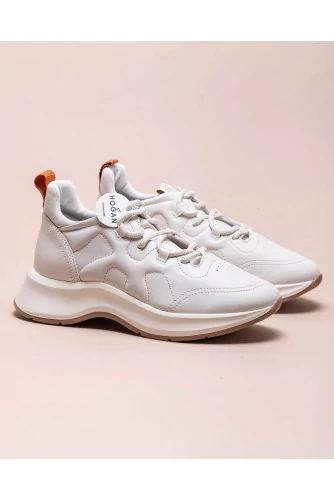 Achat Speedy Run - Nappa leather sneakers with laces in trekking style - Jacques-loup
