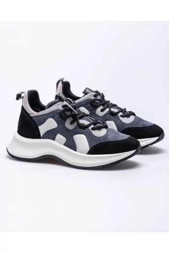 Speedy Run - Suede and leather sneakers with laces in trekking style 50