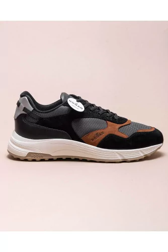 Achat Hyper Light - Nappa leather sneakers with curved cut outs cuts - Jacques-loup