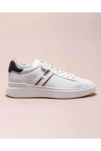 Essentiel - Baskets en cuir nappa avec H stylisé 45