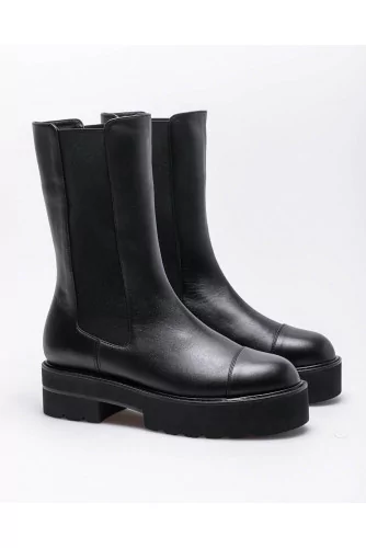 Achat Presley - Leather low boots with elastics 45 - Jacques-loup