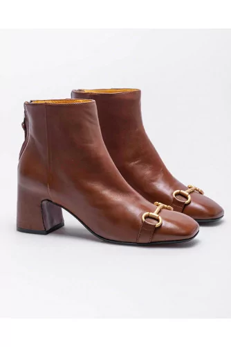 Bottines en cuir avec mors 60