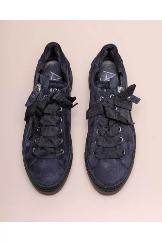 Achat Split leather sneakers with zipper 40 - Jacques-loup