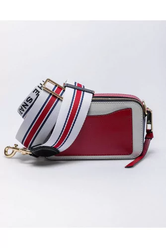 Snapshot DTM - Rectangular leather bag with print