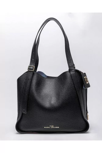 The Director - Grained leather bag with adjustable handles