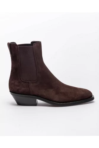 Texane Beattle - Boots en cuir naturel avec élastiques