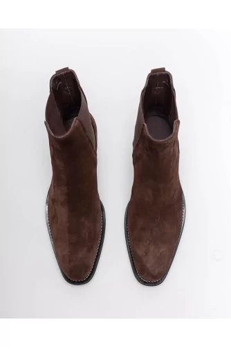 Texane Beattle - Boots en cuir naturel avec élastiques