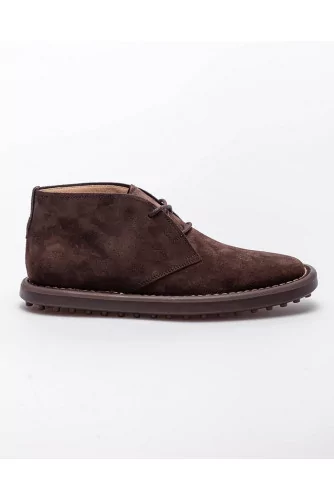 Achat Polako Ideal - Split leather boots with shoelaces - Jacques-loup