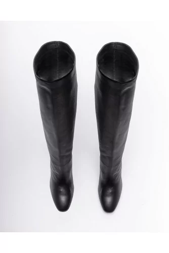 Achat Boogie - Nappa leather high boots with round toe 85 - Jacques-loup