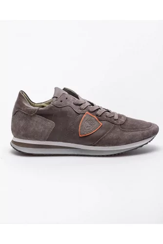 Tropez X - Suede sneakers with escutcheon 45