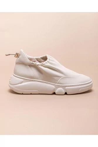 Nappa leather sneakers with slipper style 50