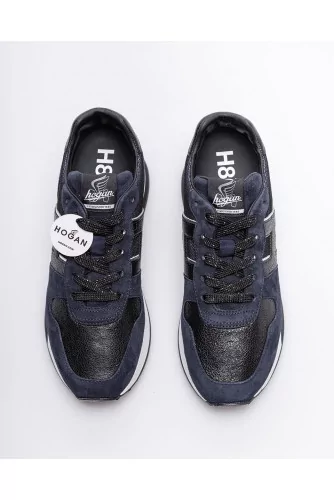 Running H383 - Baskets en nubuck et cuir 45